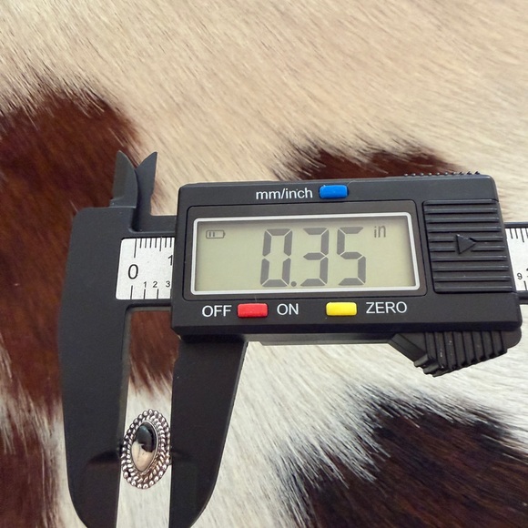 ❤️ White Buffalo Turquoise Oval Sterling Ring Size 7.25 Decorative Navajo Style - Picture 13 of 15